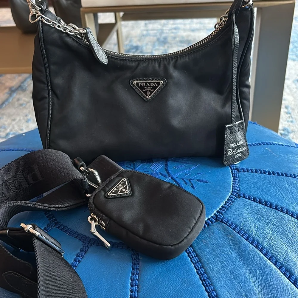 Prada nylon 2005 re edition bag great condition